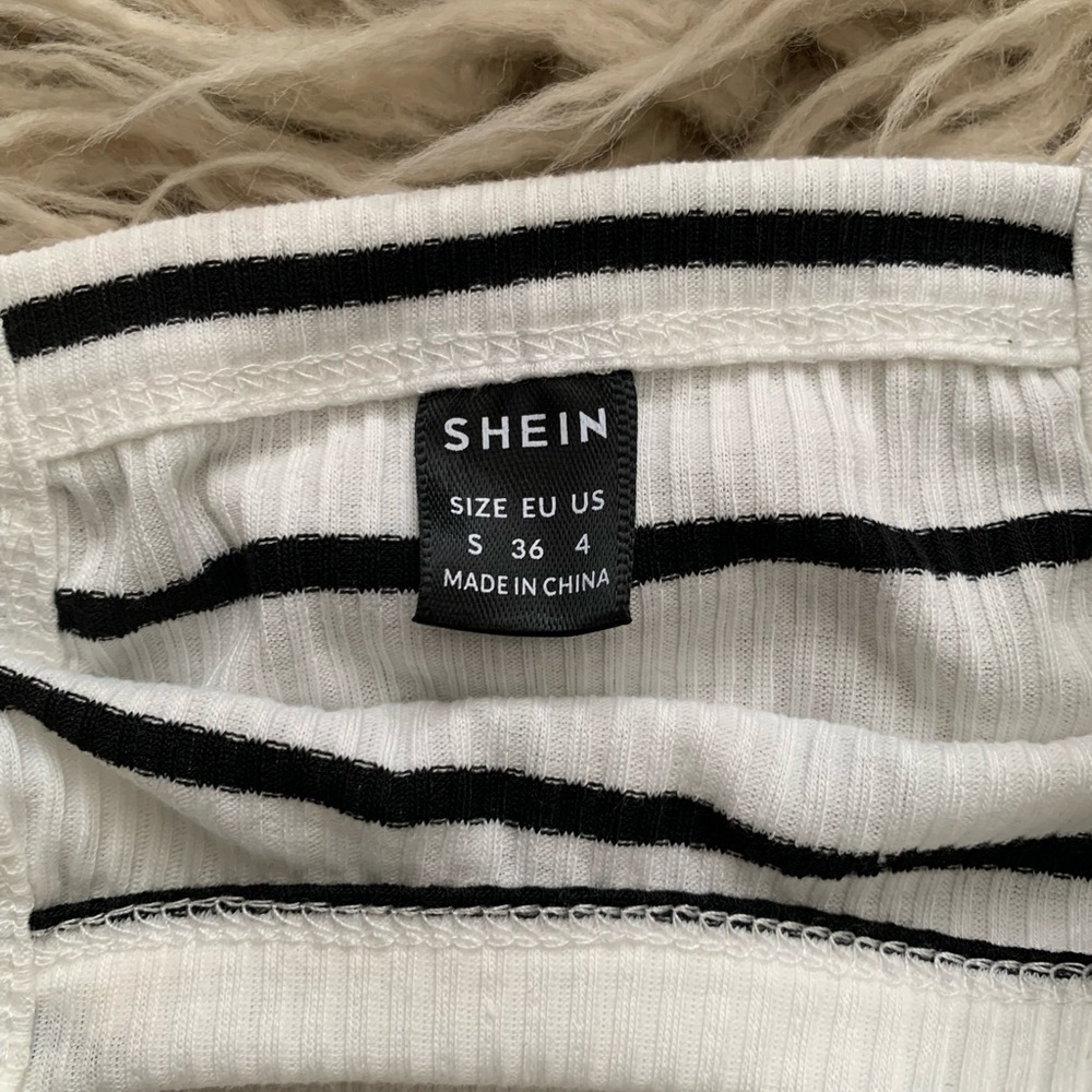 SHEIN Rib-knit Striped Halter - Picture 4 of 4